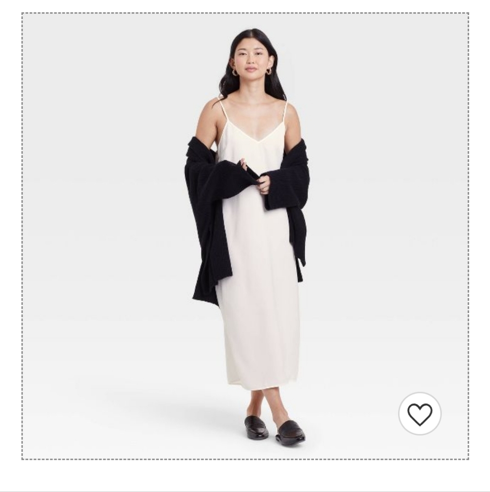 White Slip Dress